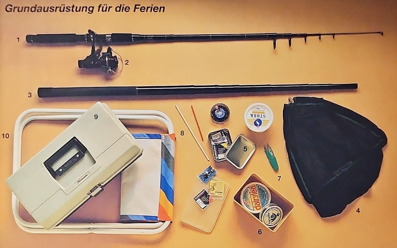 Angelausrüstung für jeden Urlaub. Von Mini bis Profi-Set