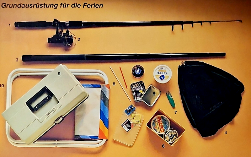 Angelausrüstung für jeden Urlaub. Von Mini bis Profi-Set