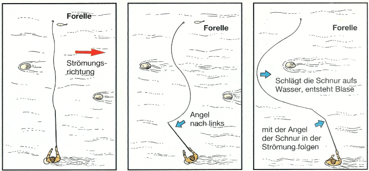 Angeln mit der Trockenfliege. Die Kunst des Fliegenfischens