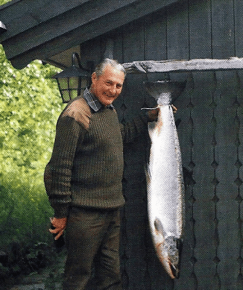 Lachs Angeln in Norwegen, Arthur Oglesby und der Riesenlachs 