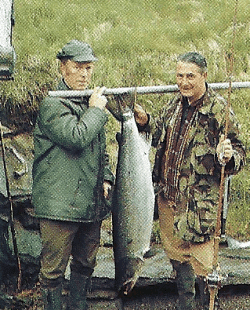 Lachs Angeln in Norwegen, Arthur Oglesby und der Riesenlachs 