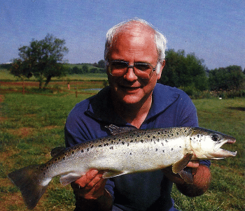 Lachsfang am Binnensee in England, Bill Rushmer versucht es