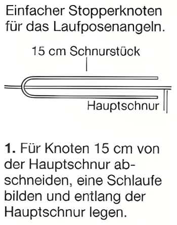 Perfekte Laufpose. So fangen Sie mehr in tiefen Gewässern