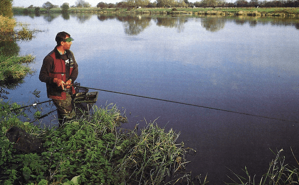 Meisterangler John Allerton am Trent bei Muskham 