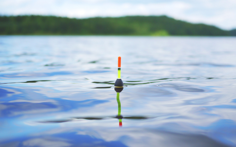 Mit der Stickpose am Fluss Angeln. Effektive Techniken