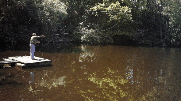 Naßfliegen und Nymphen, gute Fangaussichten zwischen Grund und Mittelwasser