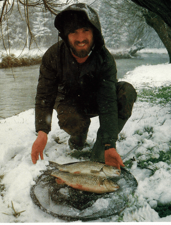 Angeln an einem kleinen schnellen Winterfluss, John Bailey berichtet