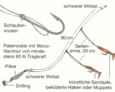 Tiefwasserpilken die große Herausforderung