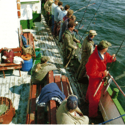 Angler Bernd Richters auf der „Christa"